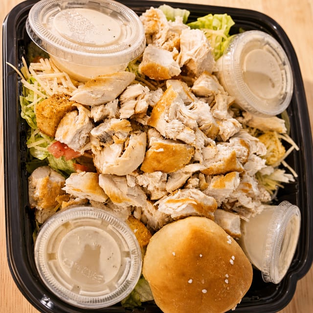 Chicken Caesar Salad.