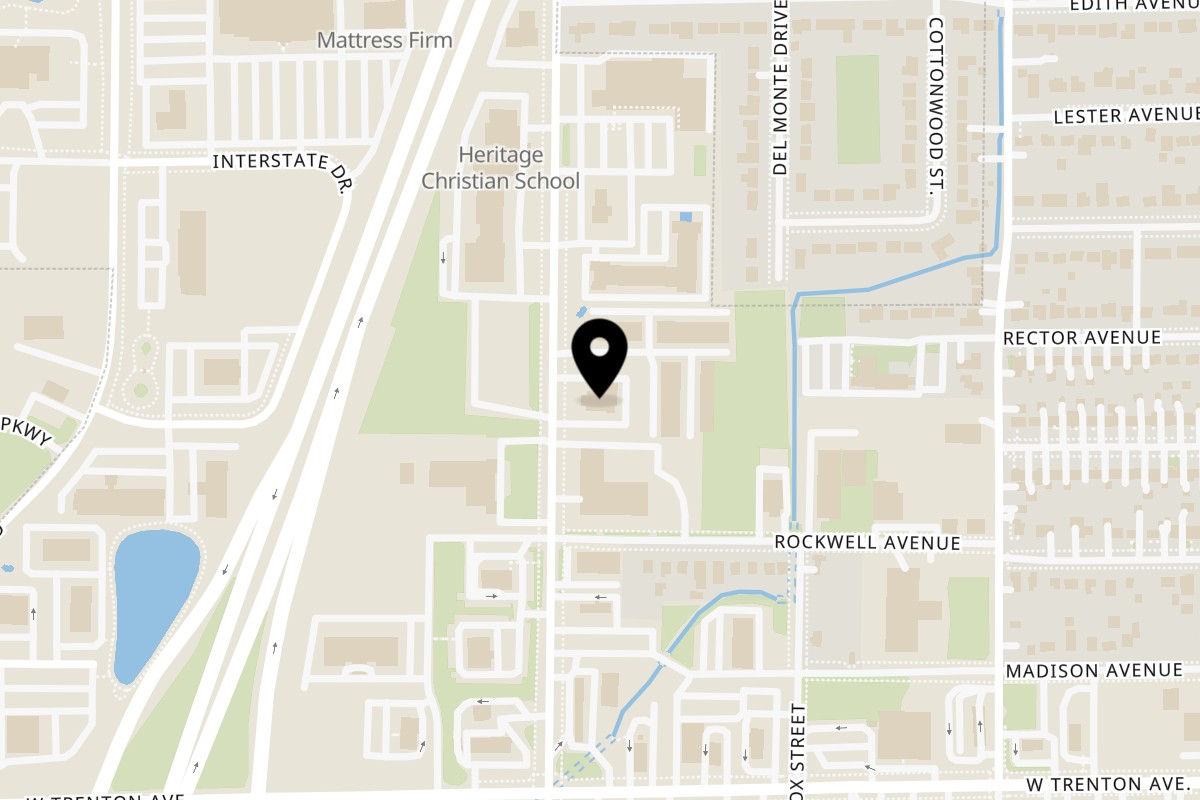 Map showing the location of Beckett's Burger Bar - Findlay, OH on 1801 Broad Ave in Findlay